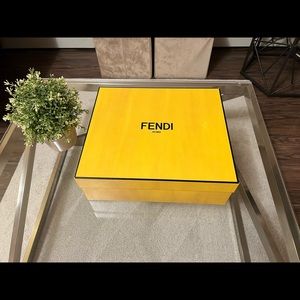 Large Fendi Empty Gift Box